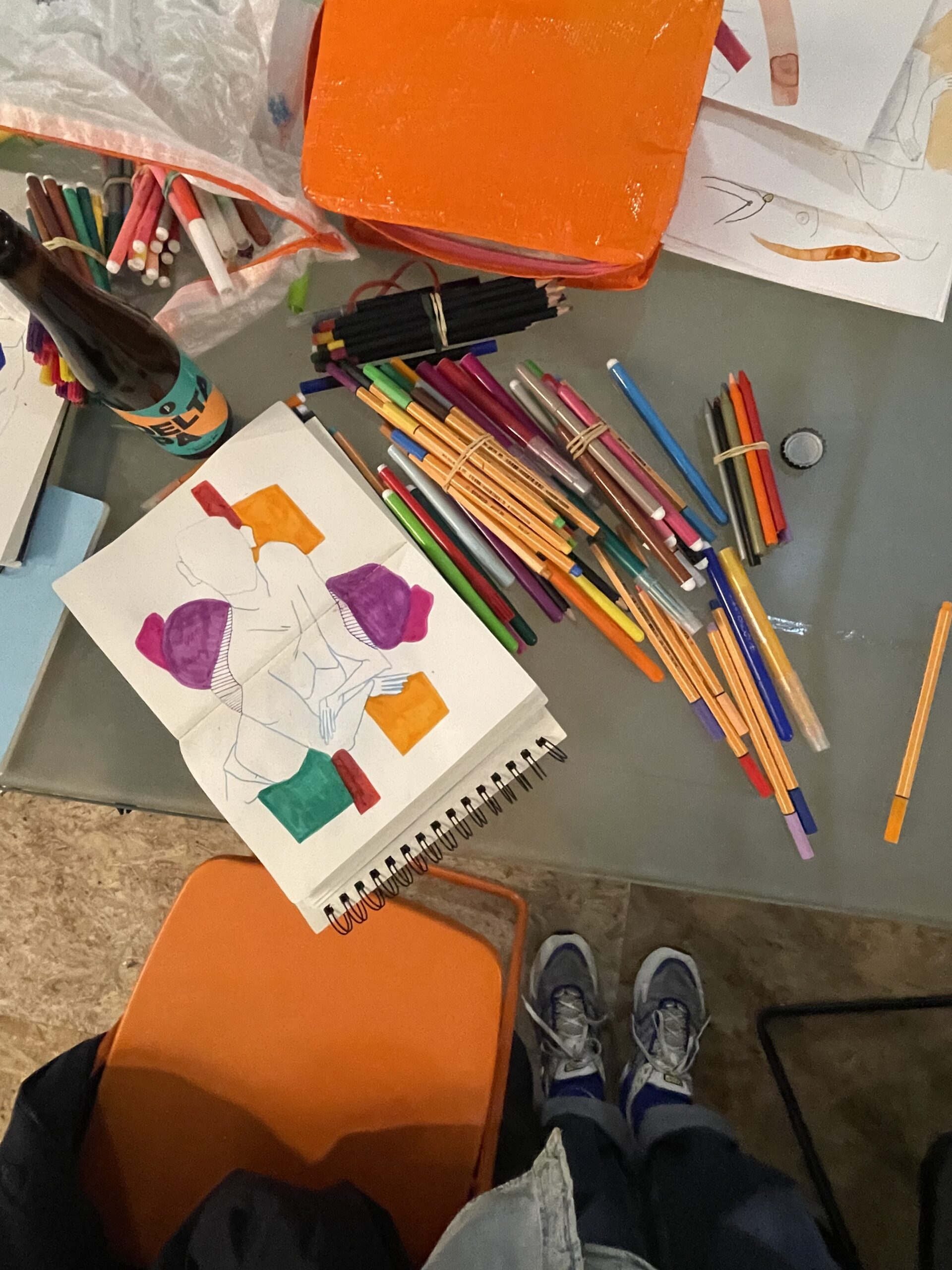 2025 – carnet @ GRAND STUDIO (sur le vif)